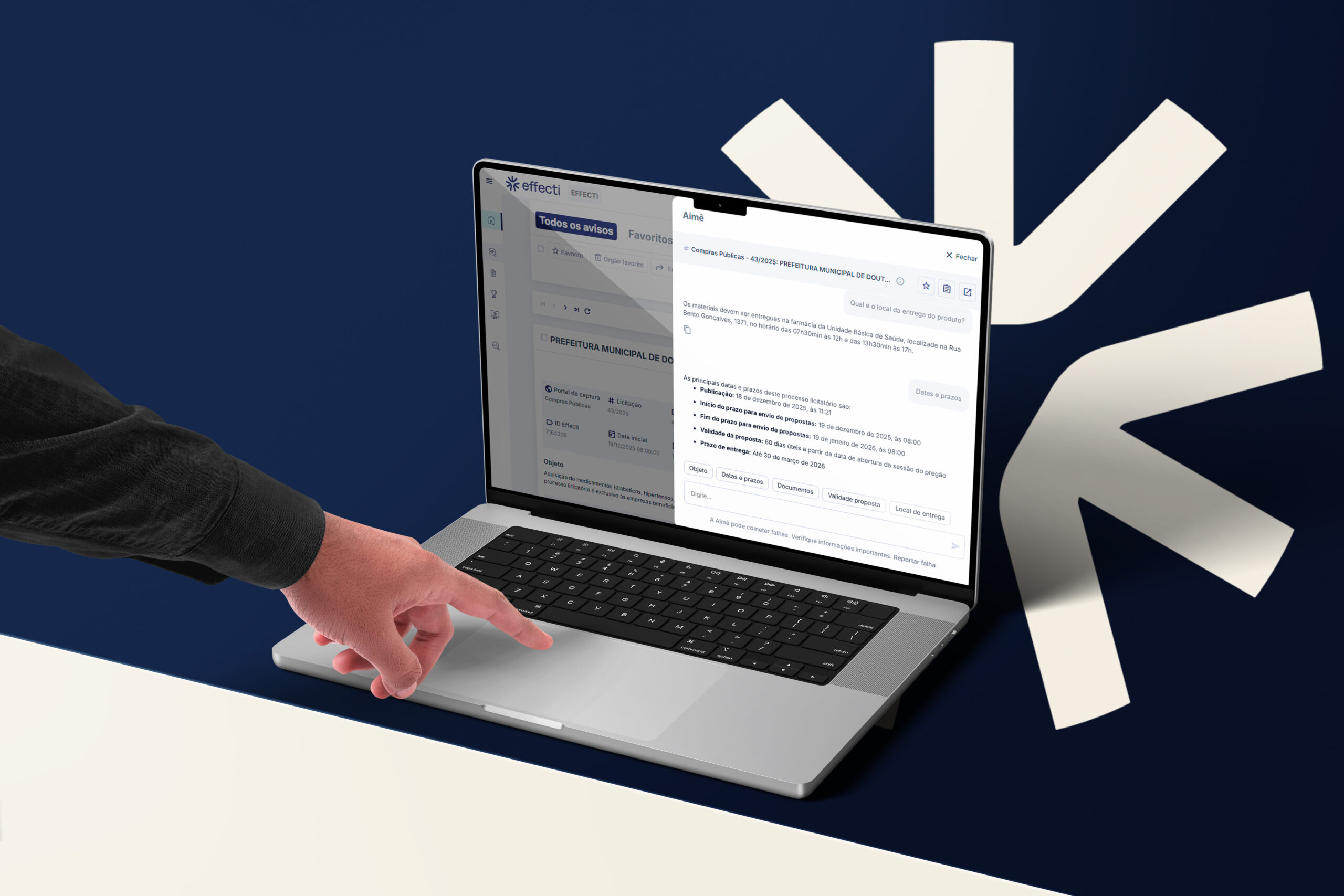 Inteligência artificial para licitantes: conheça Aimê, a IA da Minha Effecti
