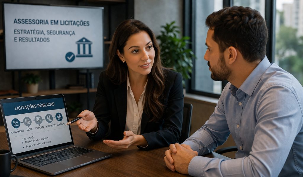 acessória em licitações