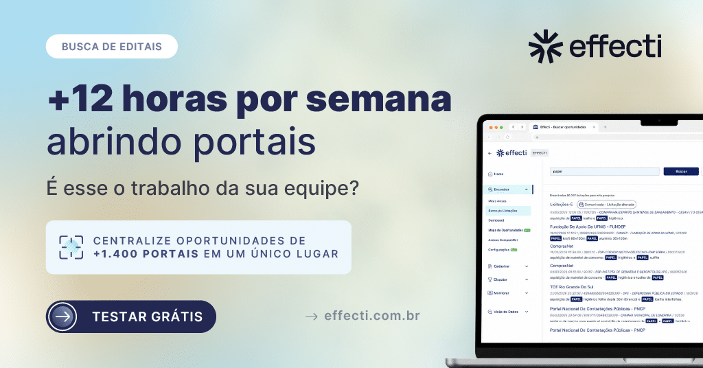 Effecti: mais de 12 horas por semana abrindo portais