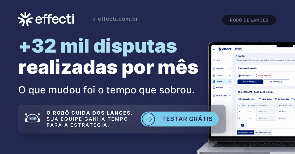 Effecti: mais de 32 mil disputas realizadas pelo robo