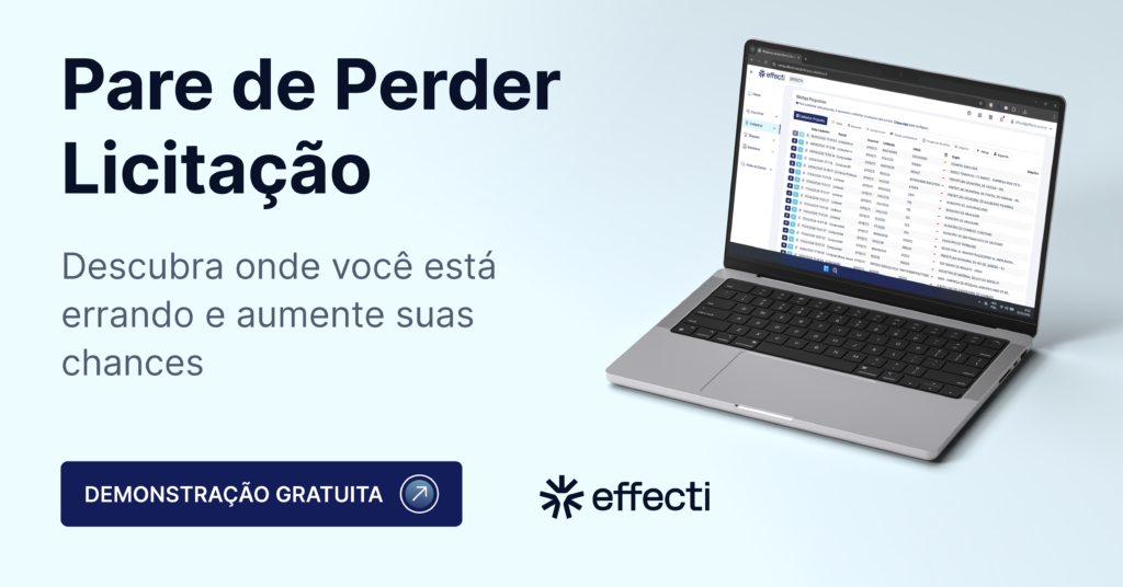 Effecti: para de perder licitação