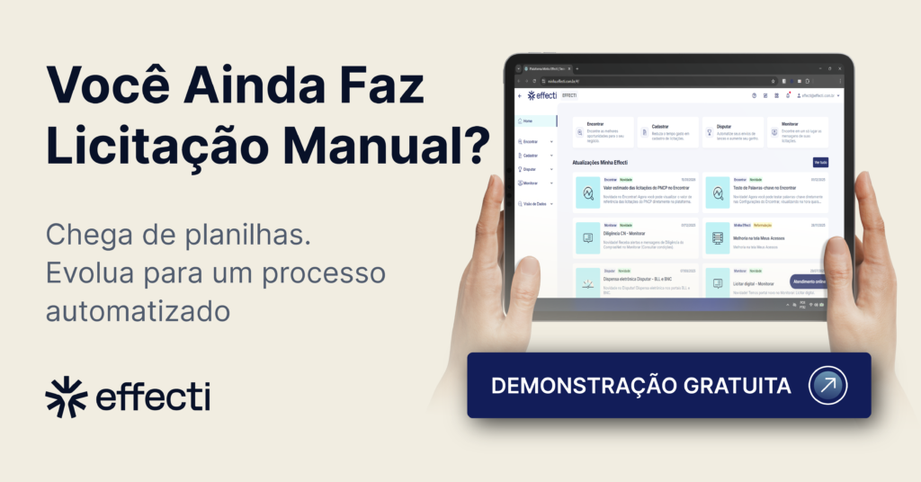 Effecti: você ainda faz licitação manual