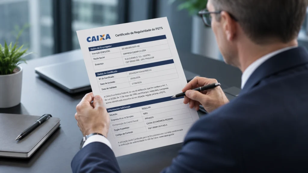 certificado de regularidade do fgts em licitações