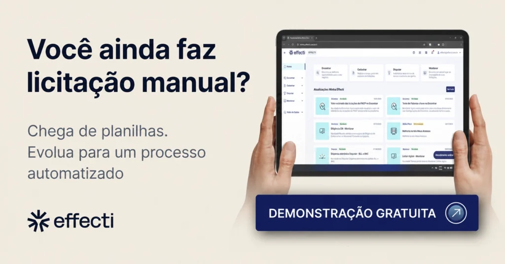 Effecti: você ainda faz licitação manual