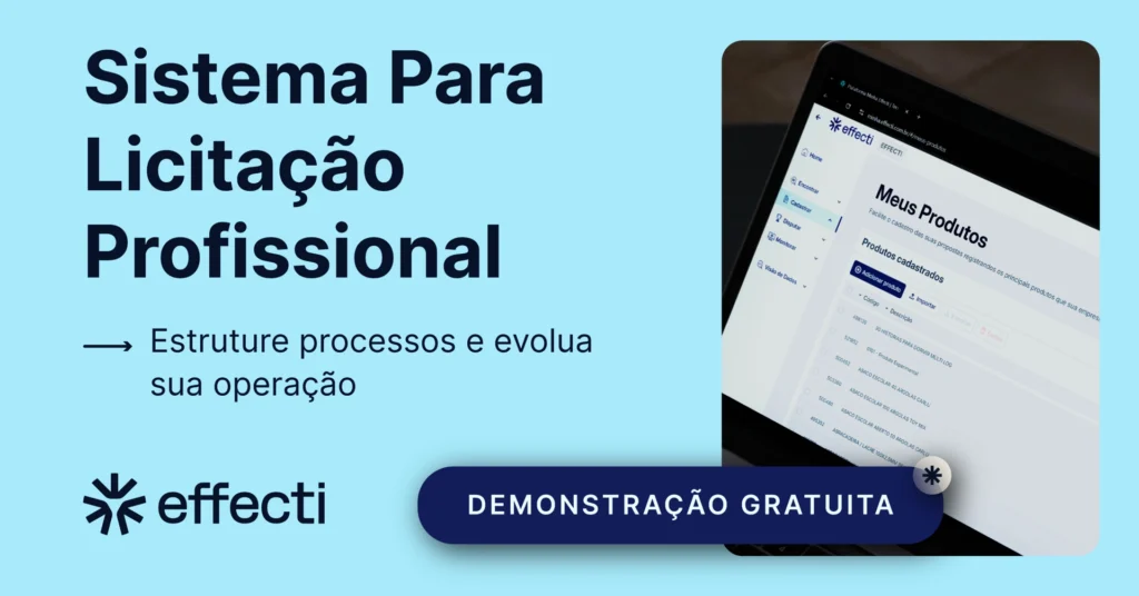 Effecti: Sistema para licitação profissional