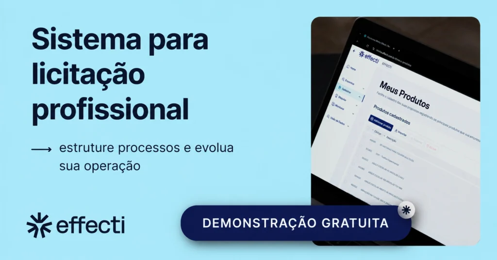Effecti: Sistema para licitação profissional