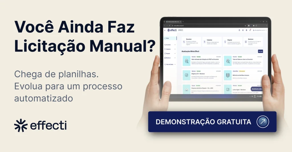 Effecti: você ainda faz licitação manual