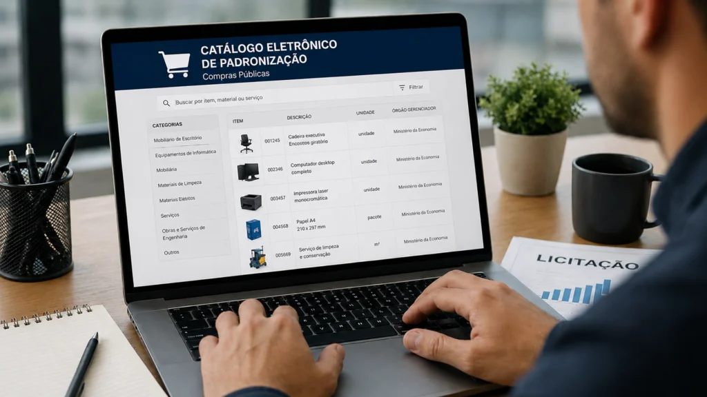 catalogo eletrônico de compras publicas