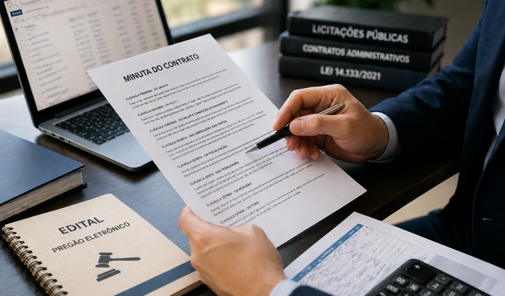 minuta de contrato em licitações
