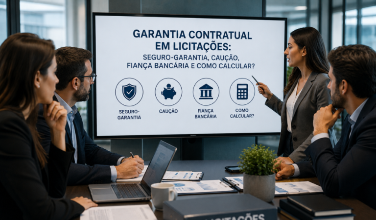 garantia contratual em licitações