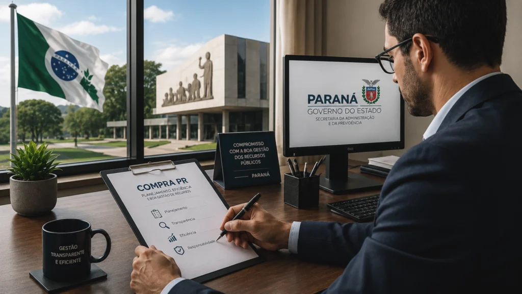 portal de compras do governo do Paraná