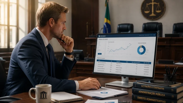 Como analisar o histórico de compras de um órgão público antes de licitar?