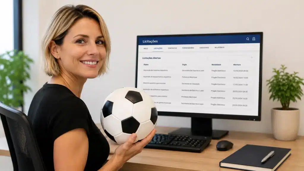 licitação de materiais esportivos como vender ao governo?