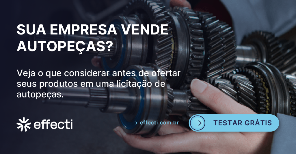 Licitação de autopeças como participar e vender ao governo
