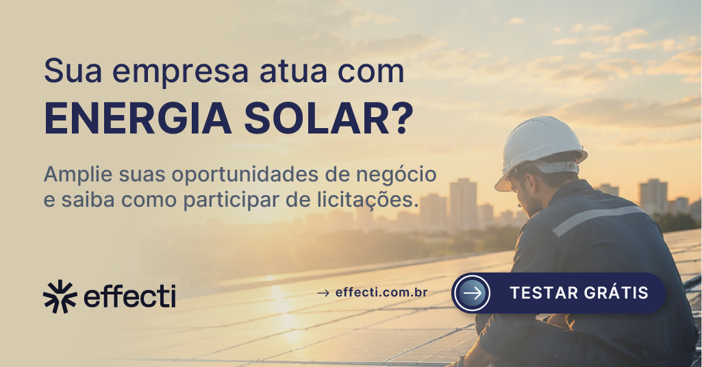 Licitação de energia solar e painéis fotovoltaicos: guia do fornecedor
