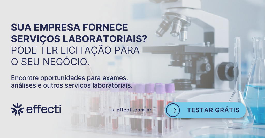 Licitação de exames laboratoriais: como prestar serviços ao governo?
