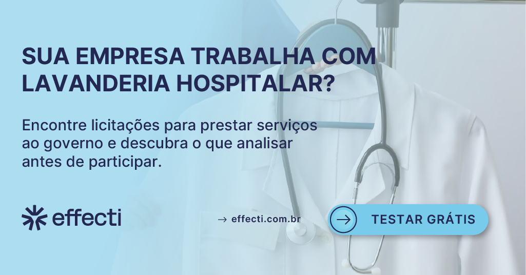 Licitação de lavanderia hospitalar: como analisar o edital e formar o preço
