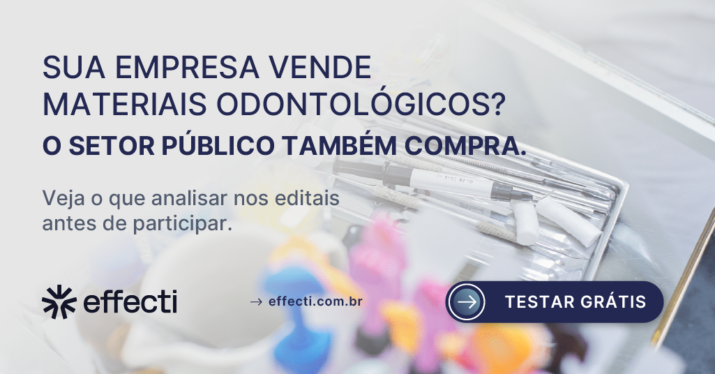 Licitação de materiais odontológicos: como vencer?

