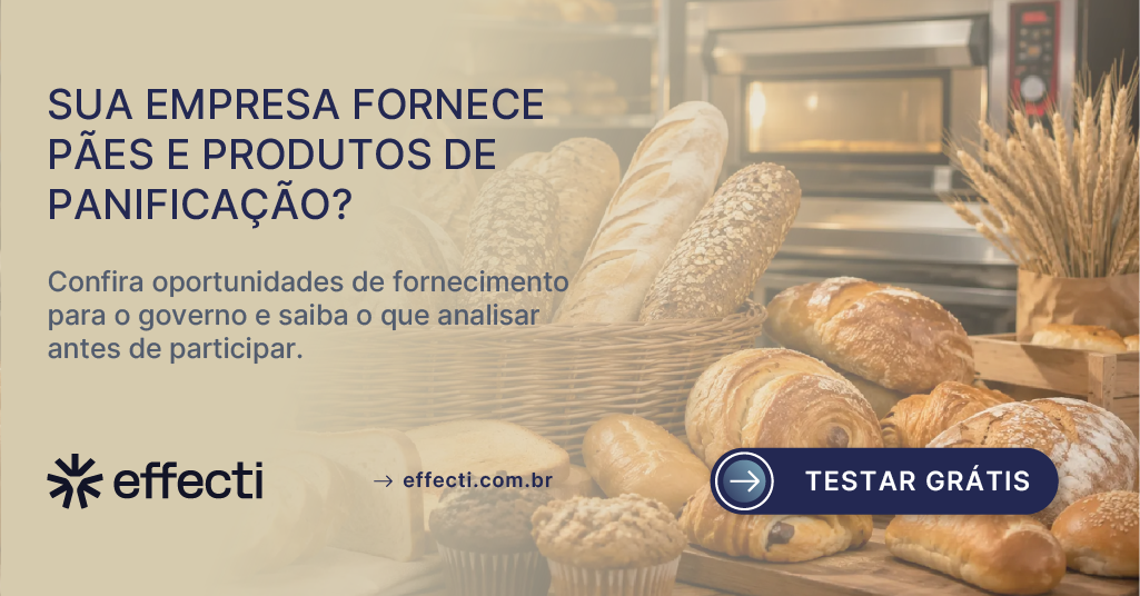 Licitação de pães e produtos de panificação: guia para fornecedores
