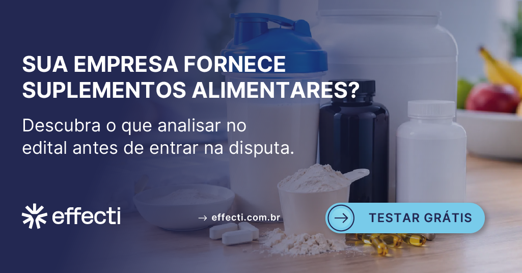 Licitação de suplementos alimentares e dietas enterais: guia do fornecedor
