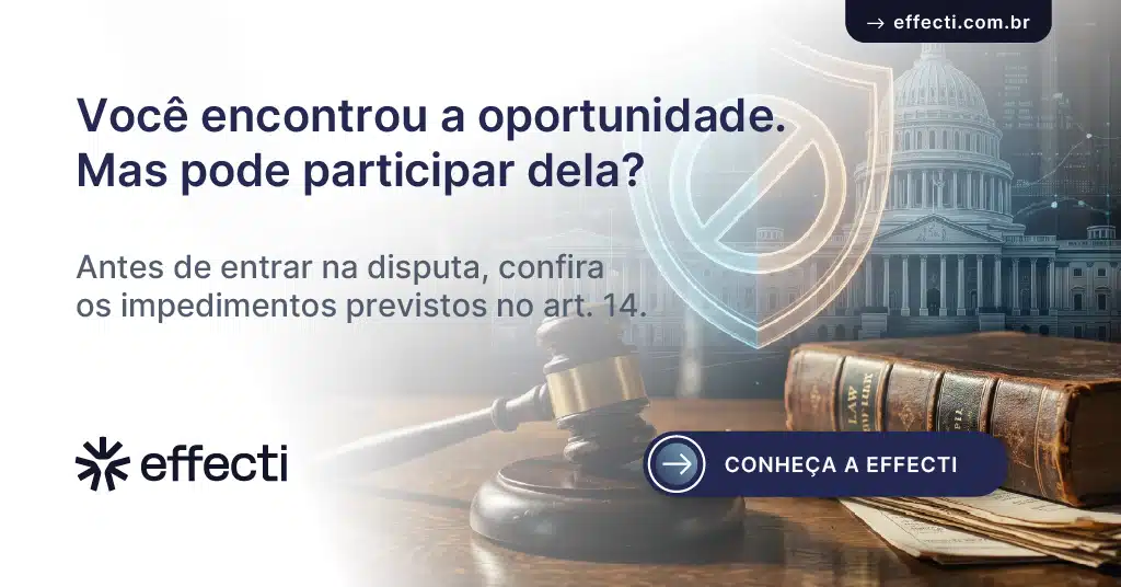 Impedimentos do art. 14: servidor, autor do projeto e sócio em comum