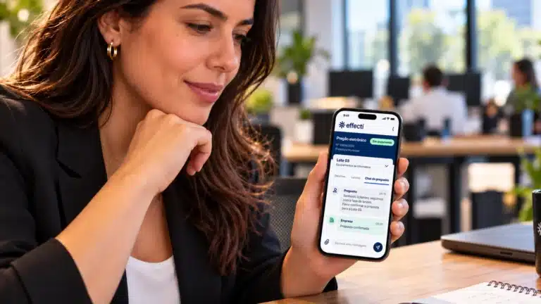 Dá para participar do pregão eletrônico pelo celular?